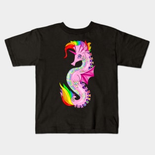 Unicorn Seahorse Kids T-Shirt